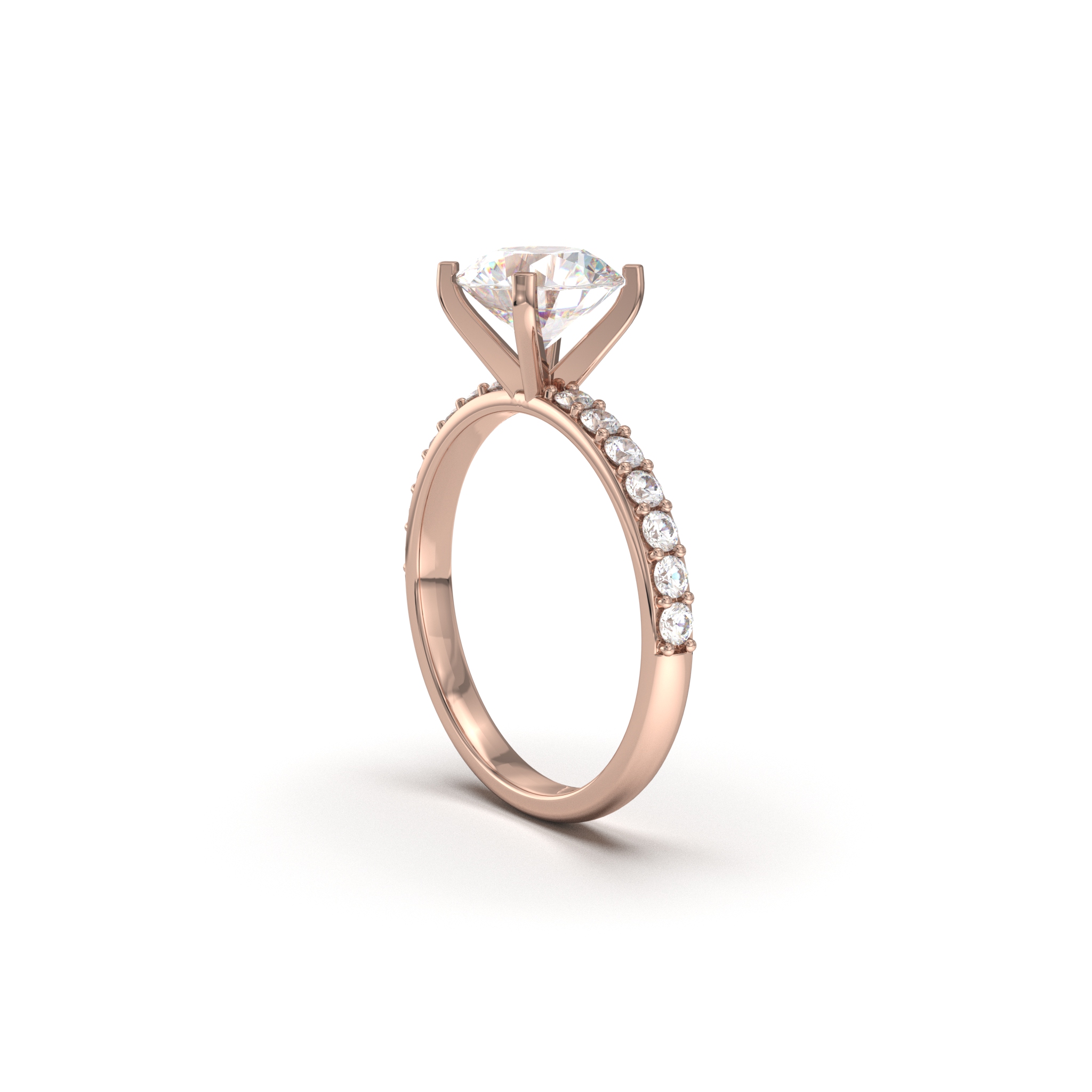Round Diamond Engagement