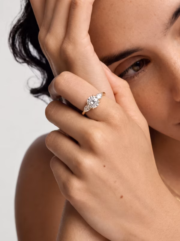 Three Stone Engagement Ring