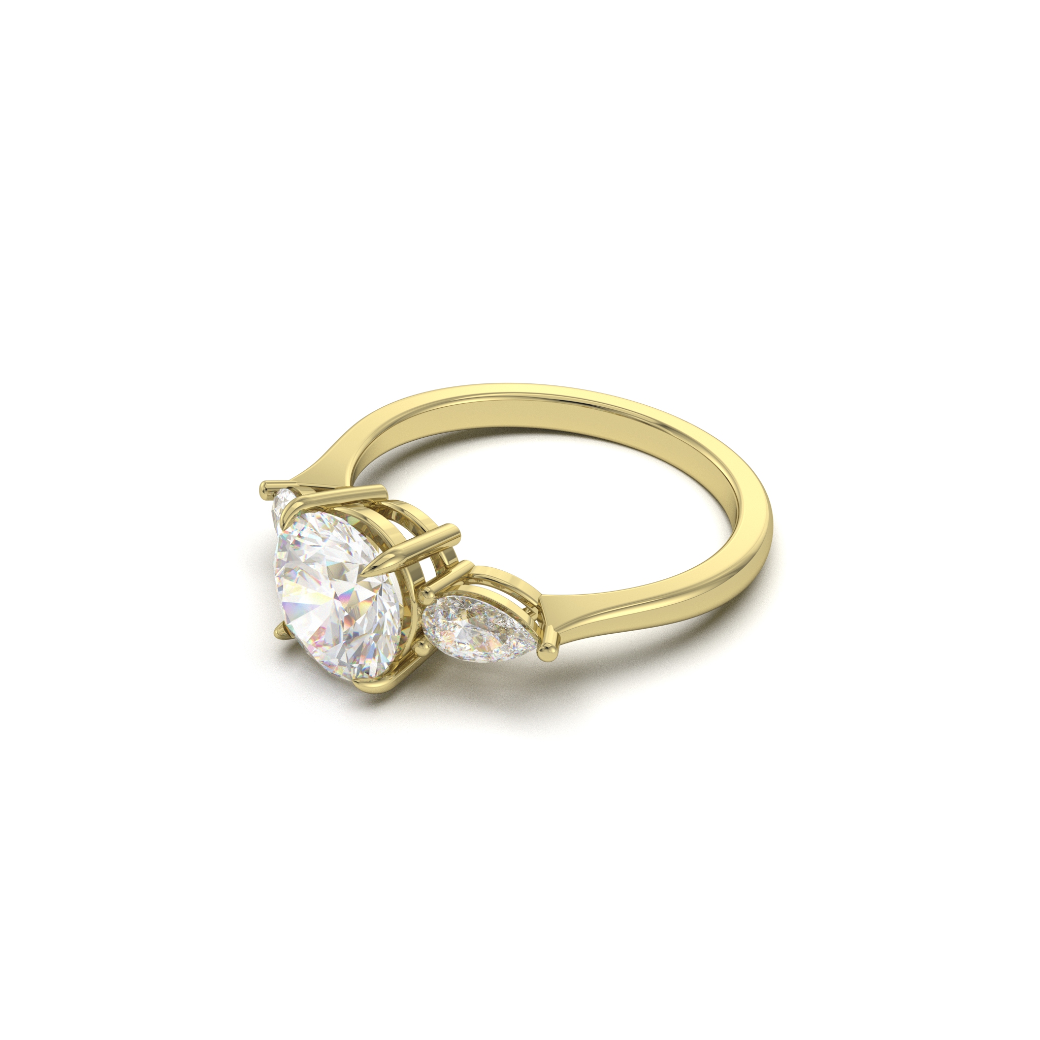 Three Stone Engagement