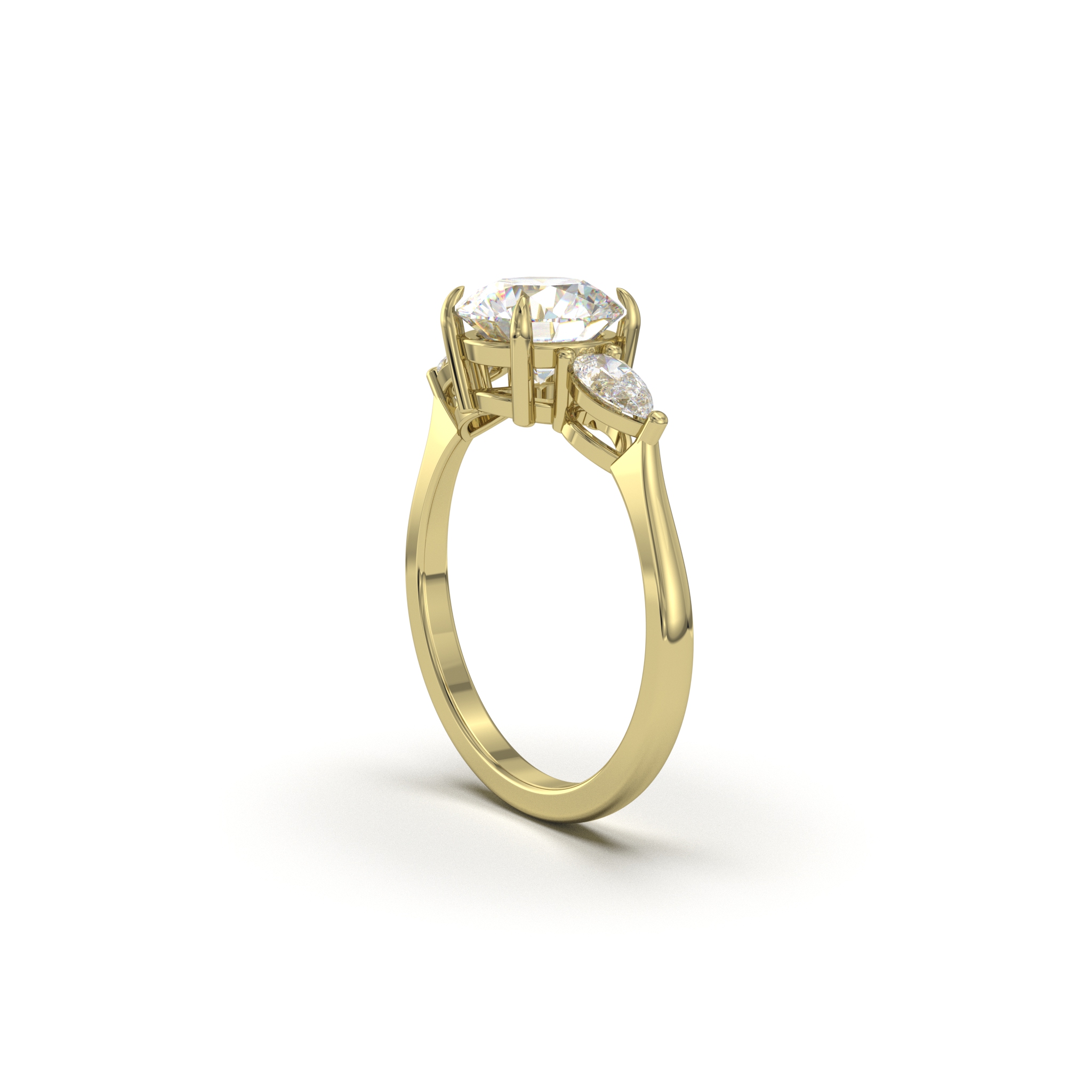 Three Stone Engagement