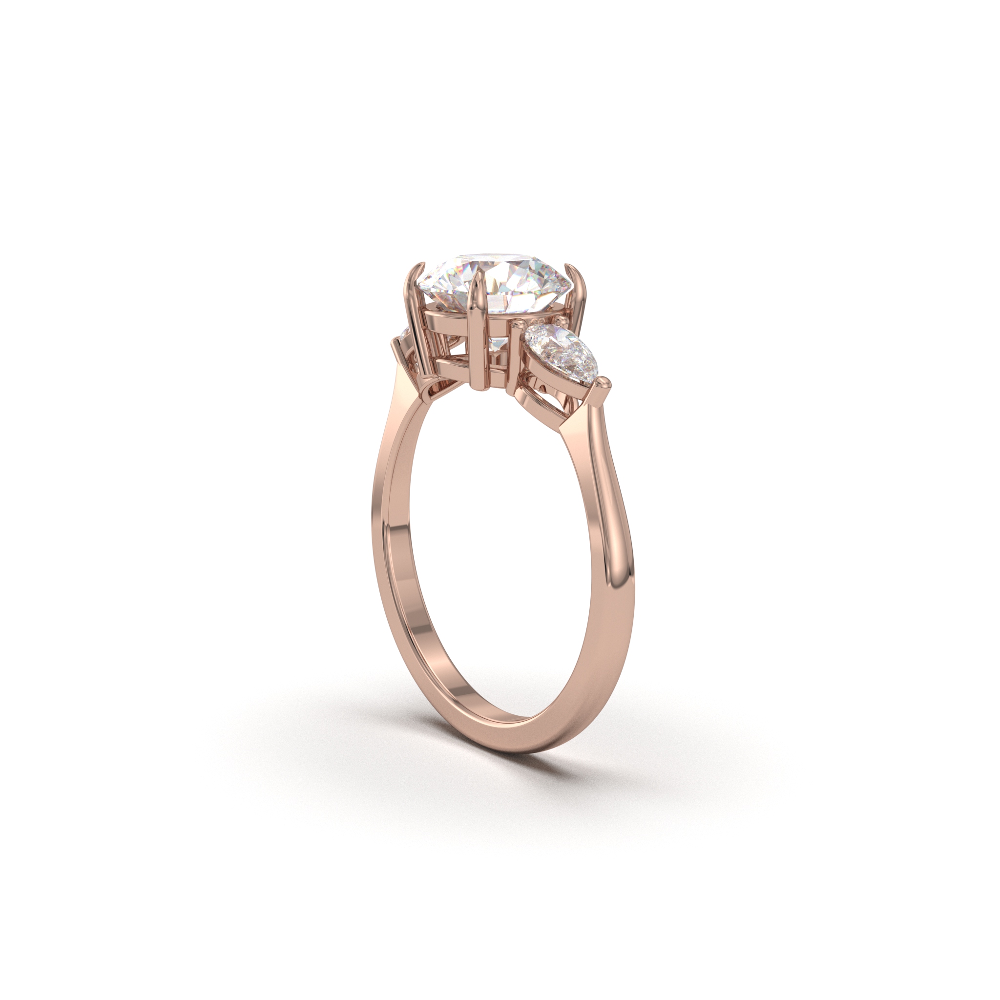 Three Stone Engagement