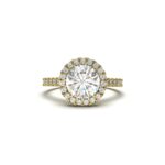 Round Halo Pavé