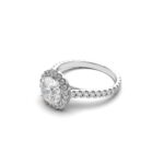 Round Halo Pavé