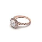 Round Halo Pavé