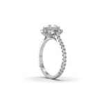 Round Halo Pavé