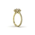 Round Halo Pavé