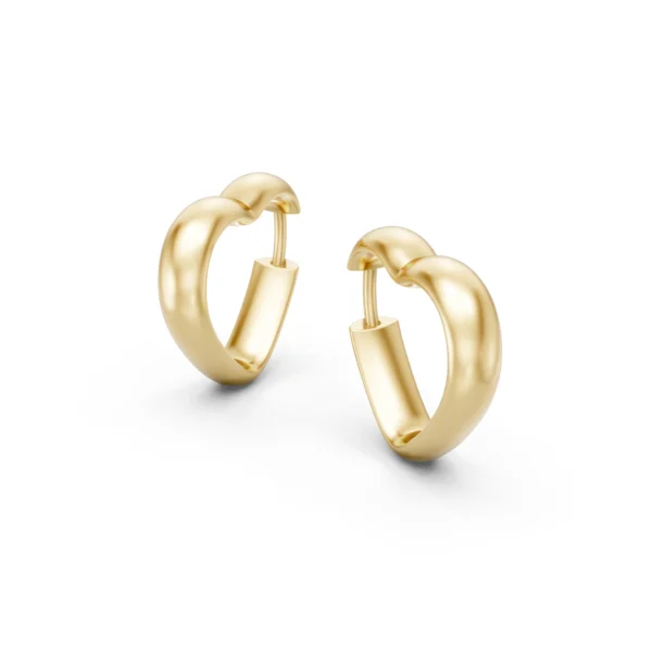 Heart Hoops Earrings