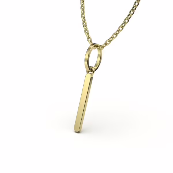 Gold Initial Pendant