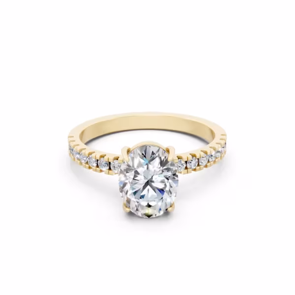 Oval Diamond Engagement Ring