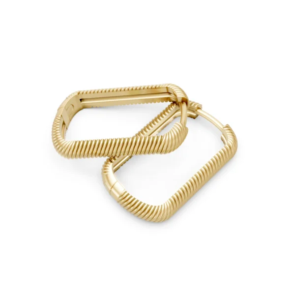 Rectangle Hoop Earrings