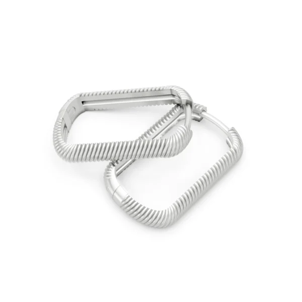 Rectangle Hoop Earrings