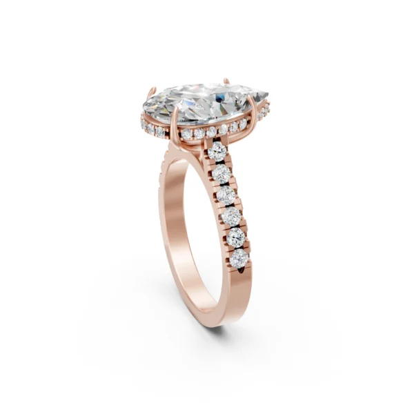 Teardrop Solitaire Ring