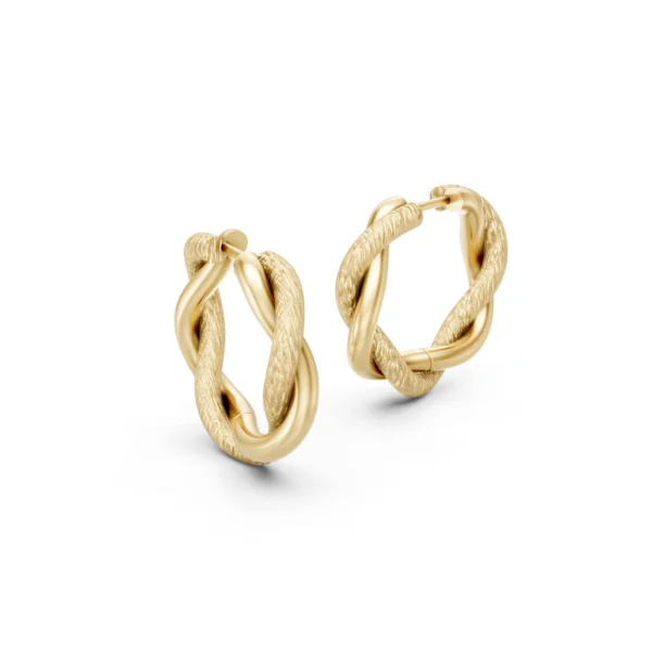 Twisted Hoop Earrings