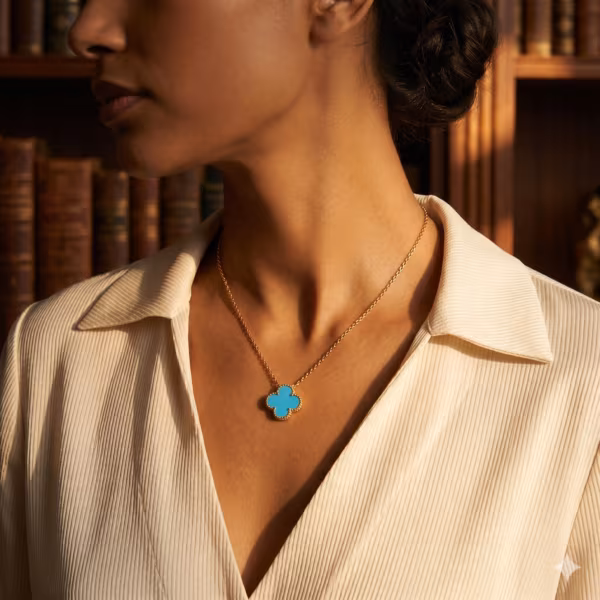 Blue Agate Necklace