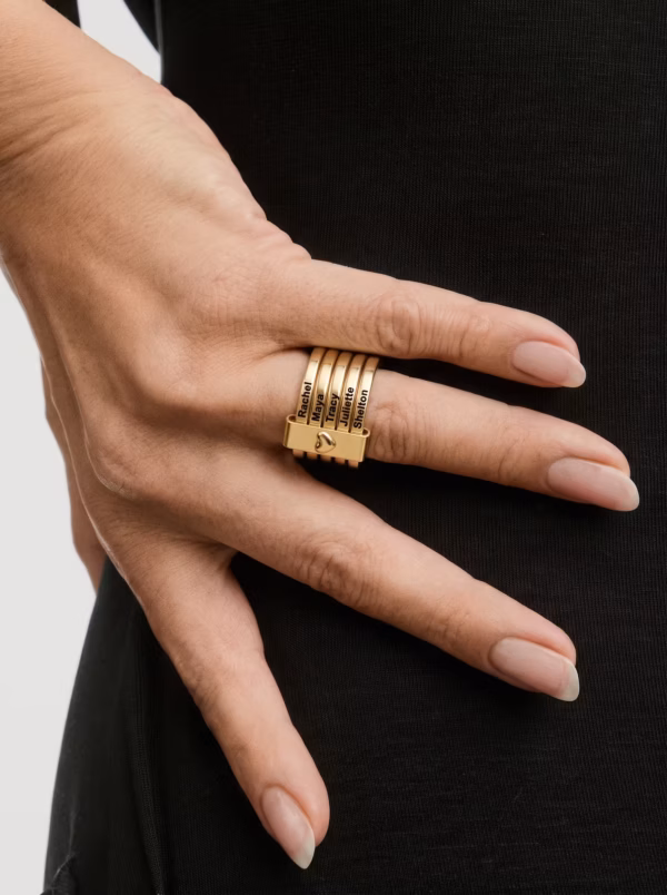 Personalized Stacking Ring