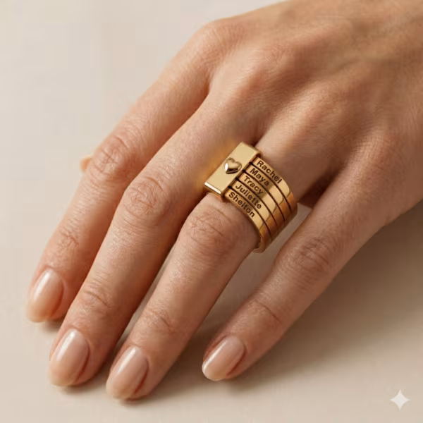 Personalized Stacking Ring