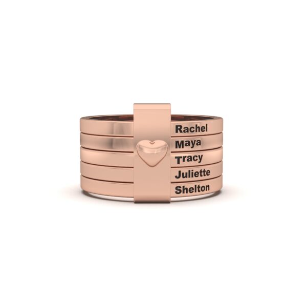 Stackable Name Ring