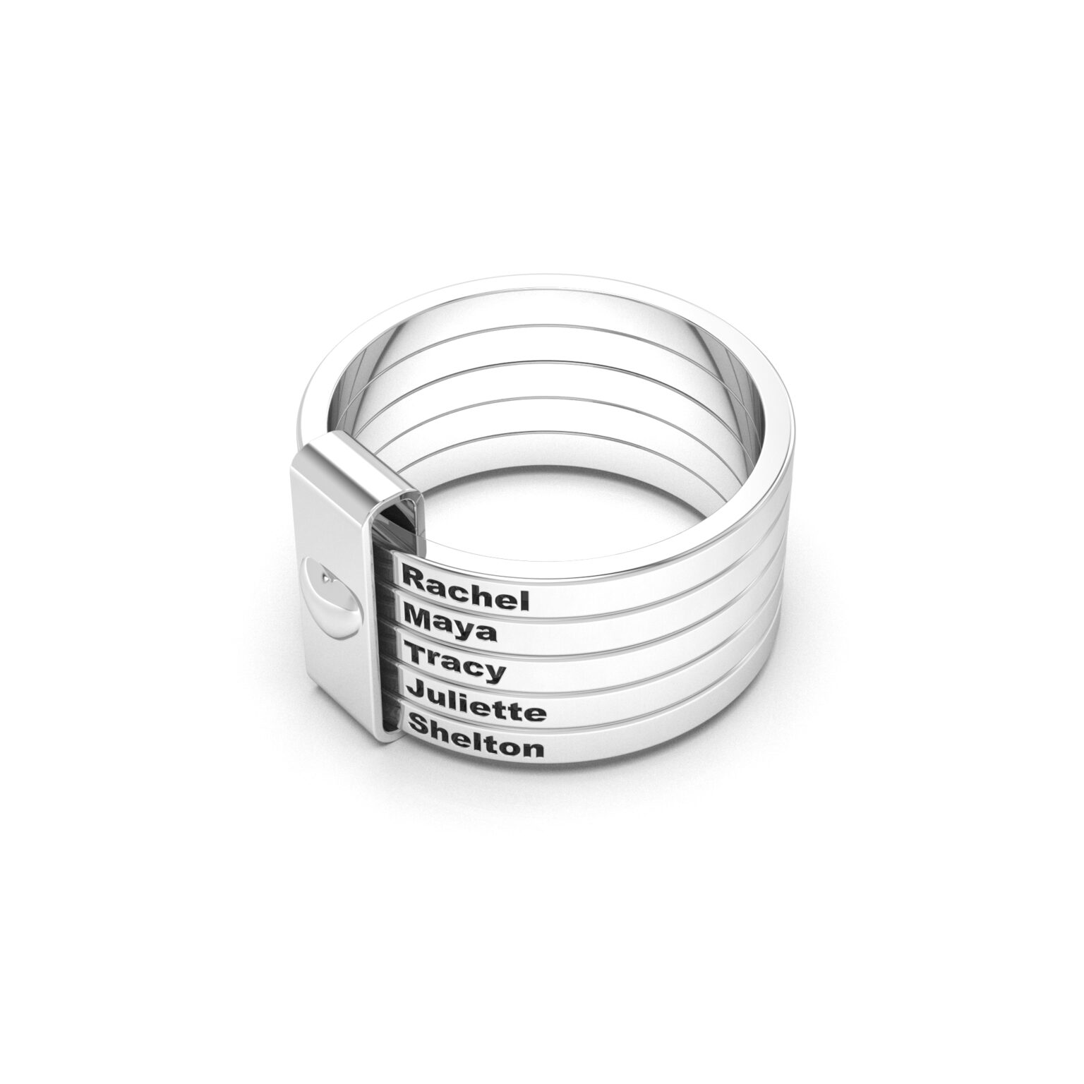Stackable Name Ring