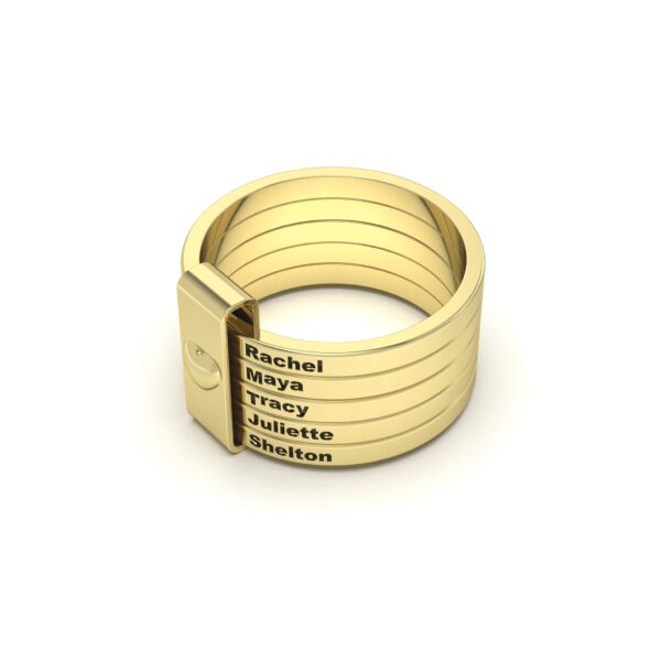 Stackable Name Ring