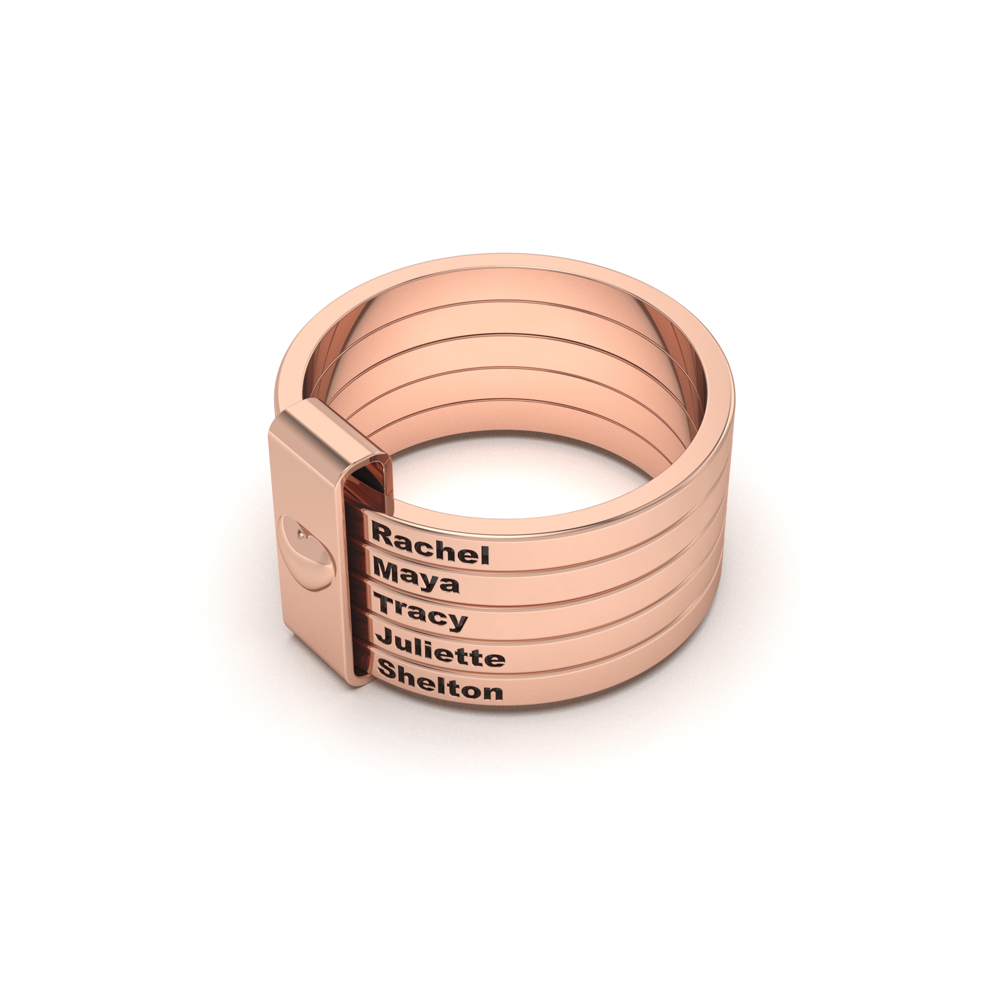 Stackable Name Ring