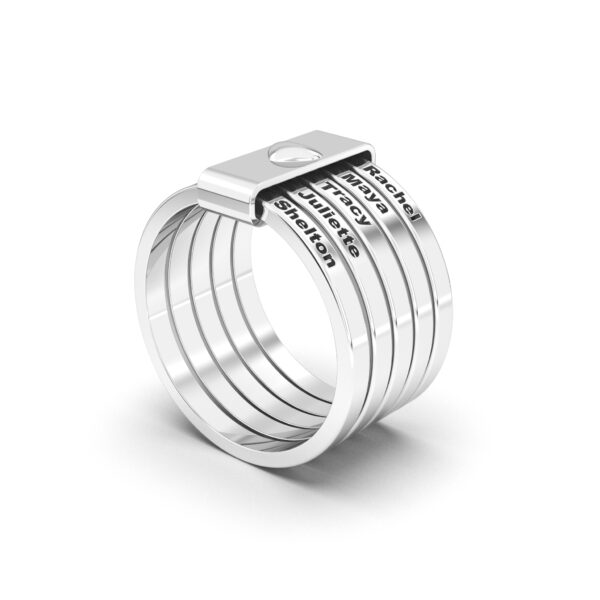 Stackable Name Ring