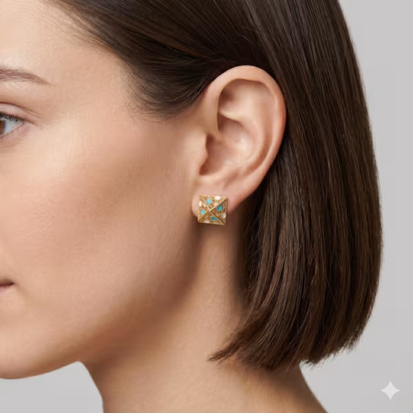 Floral Dreamcatcher Earrings