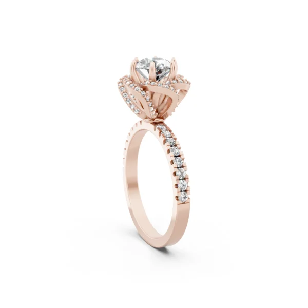 Floral Halo Ring