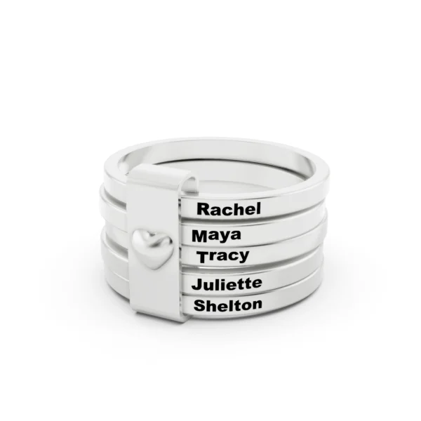 Personalized Stacking Ring