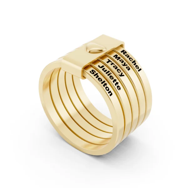 Personalized Stacking Ring