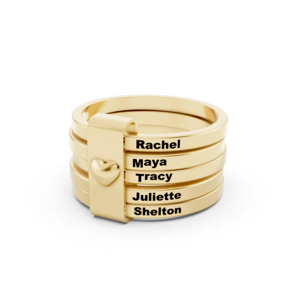 Personalized Stacking Ring
