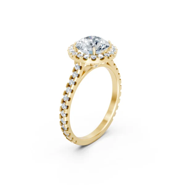 Round Halo Ring