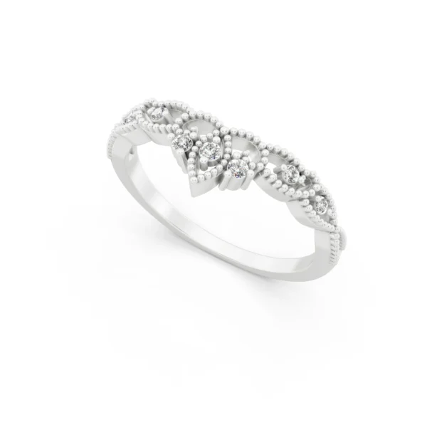 Crown Diamond Ring