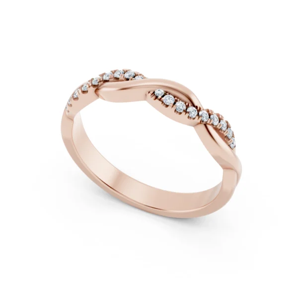 Twisted Diamond Band