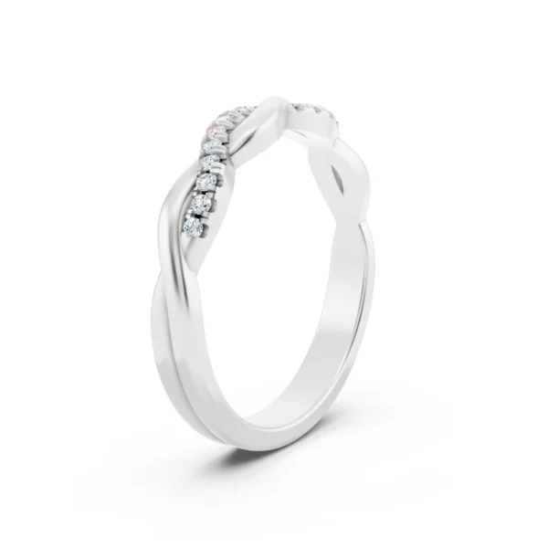 Twisted Diamond Band