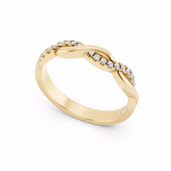 Twisted Diamond Band