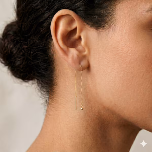 Ball Threader Earrings