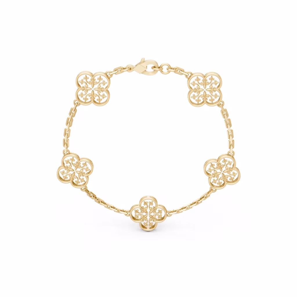 Filigree Clover Bracelet