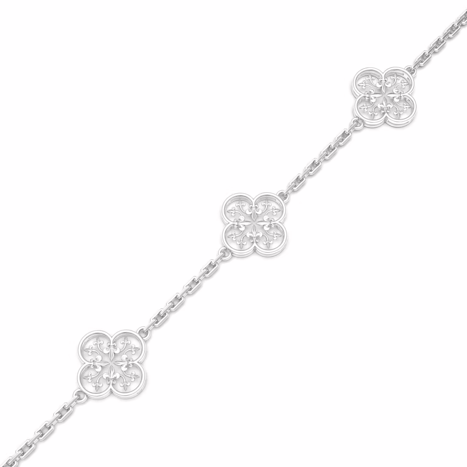 Filigree Clover Bracelet
