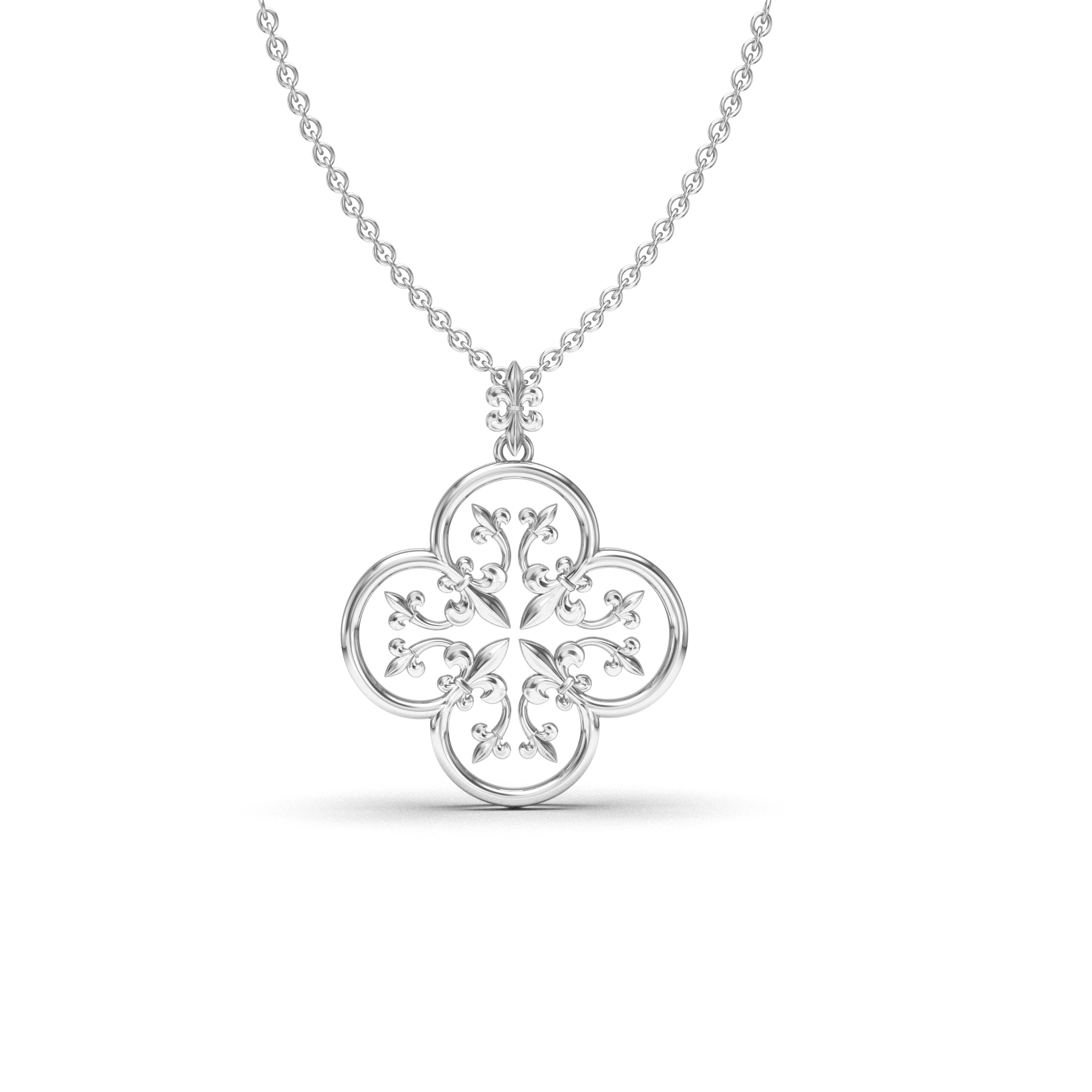 Filigree Clover Charm