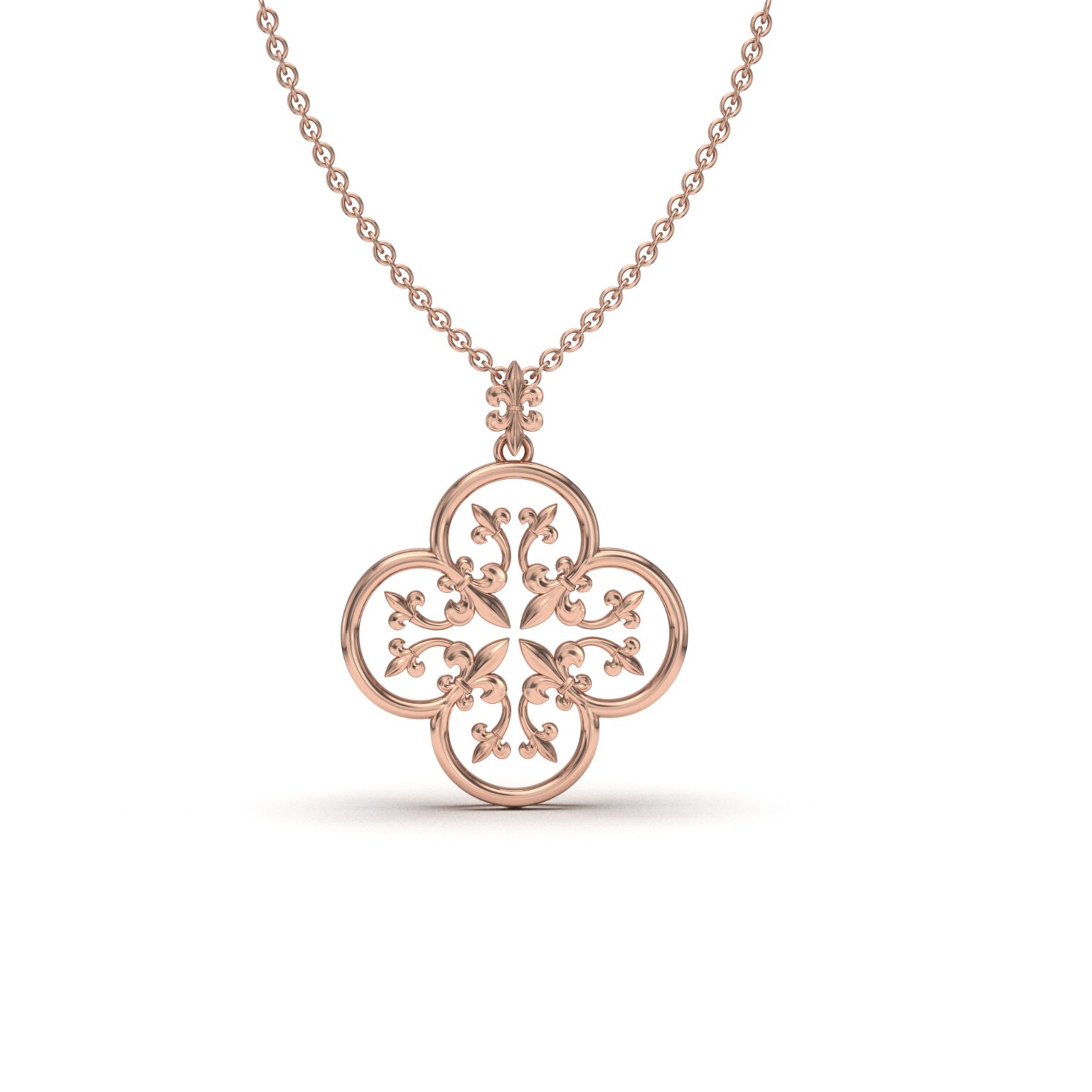 Filigree Clover Charm