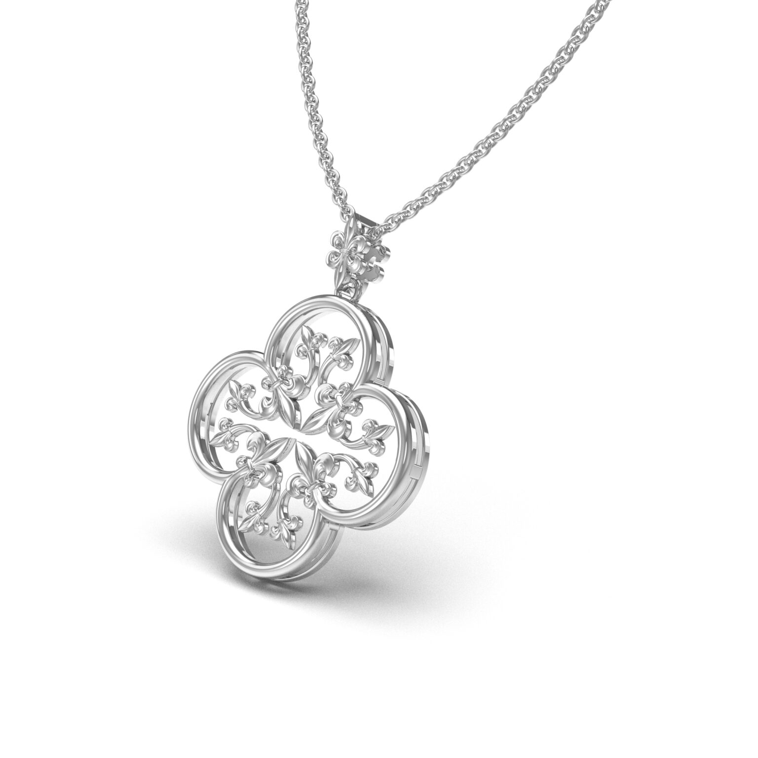 Filigree Clover Charm