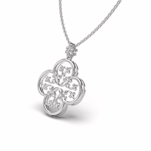 Filigree Clover Charm