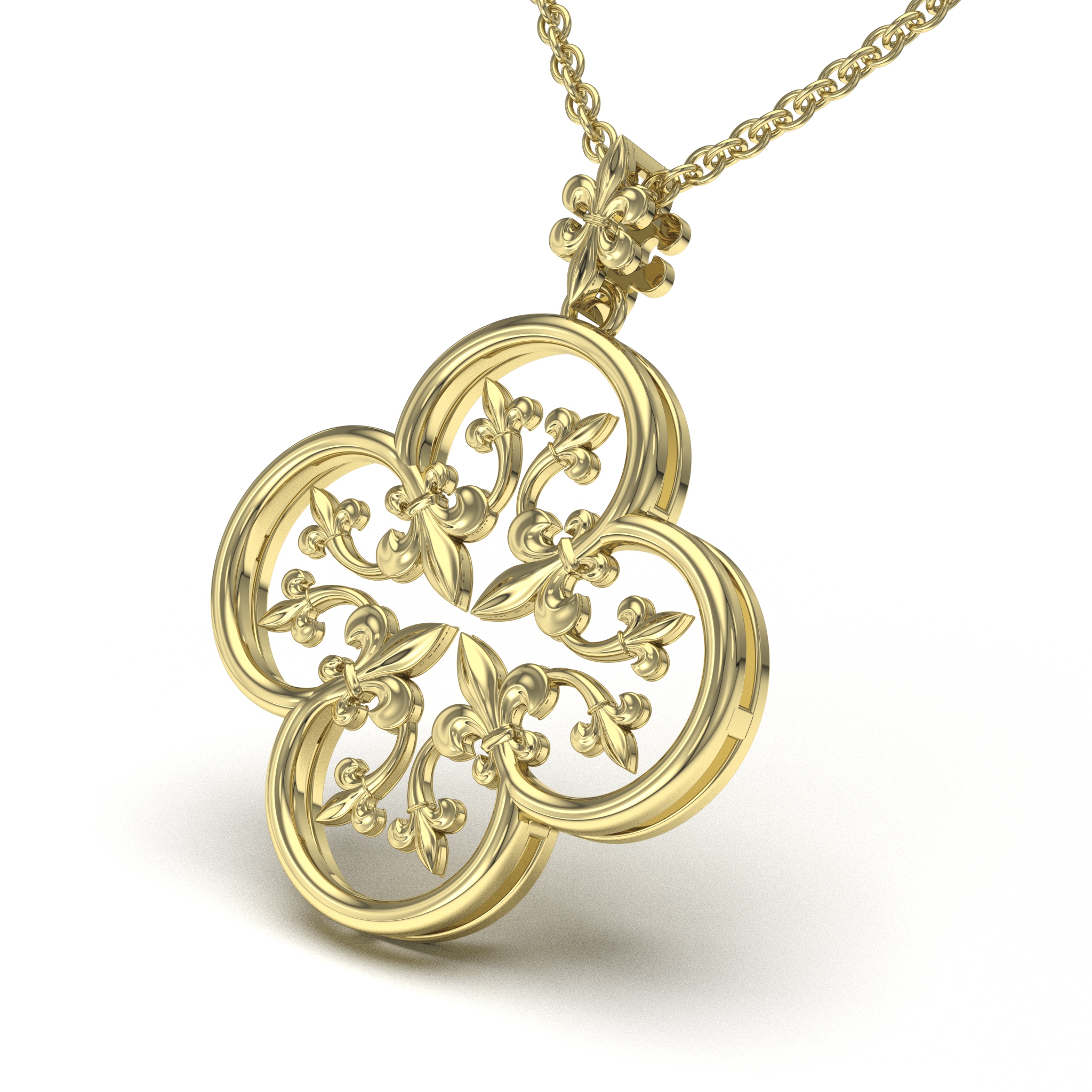 Filigree Clover Charm