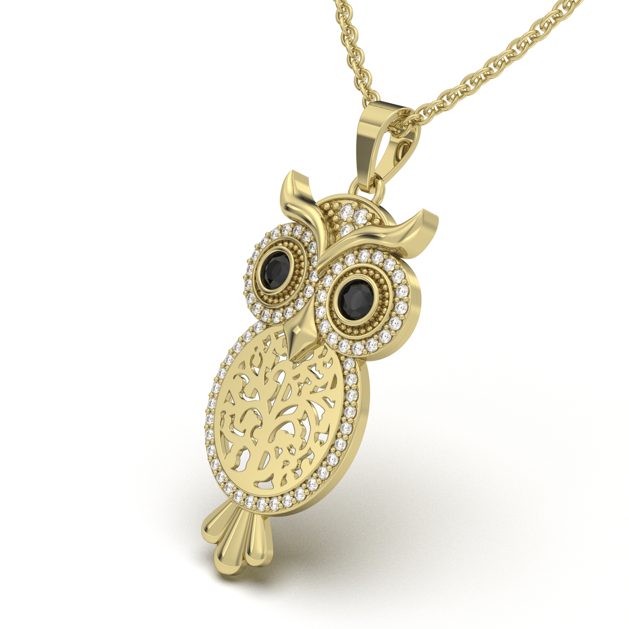 Sparkling Owl Charm 5 Sparkling Owl Charm