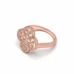 Filigree Clover Ring 18 Filigree Clover Ring