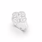 Filigree Clover Ring 13 Filigree Clover Ring