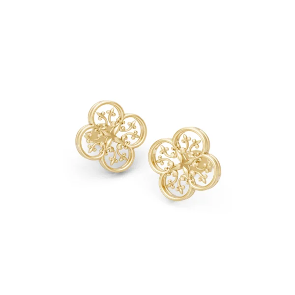 Filigree Clover Earrings