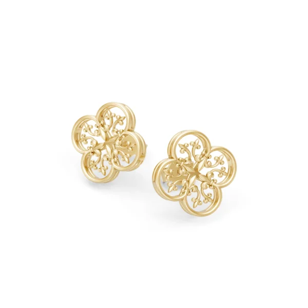 Filigree Clover Earrings
