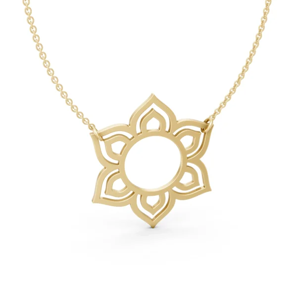 Mandala Flower Pendant