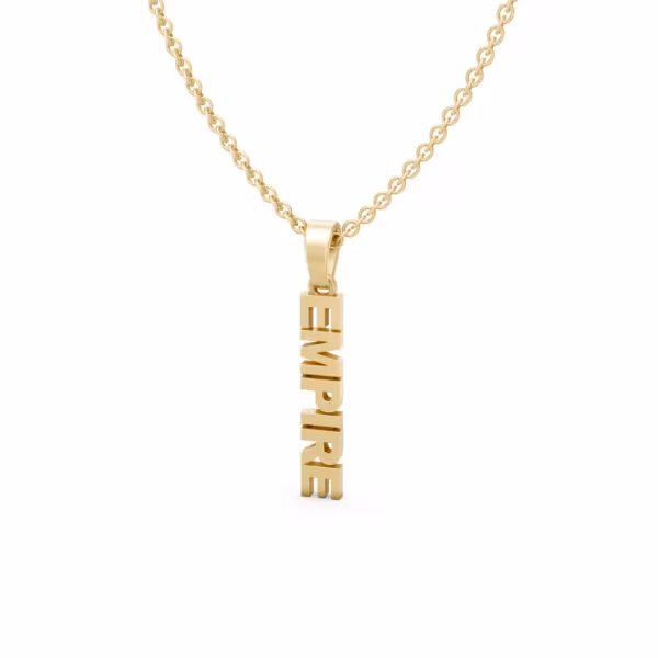 Personalized Name Pendant